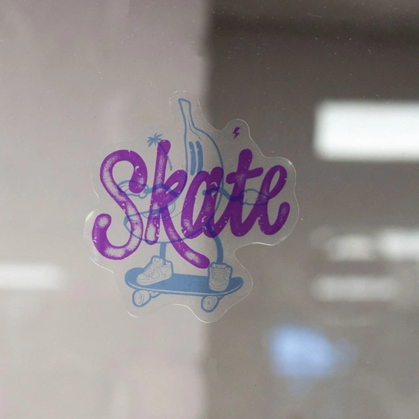 Custom Die Cut Clear Vinyl Stickers
